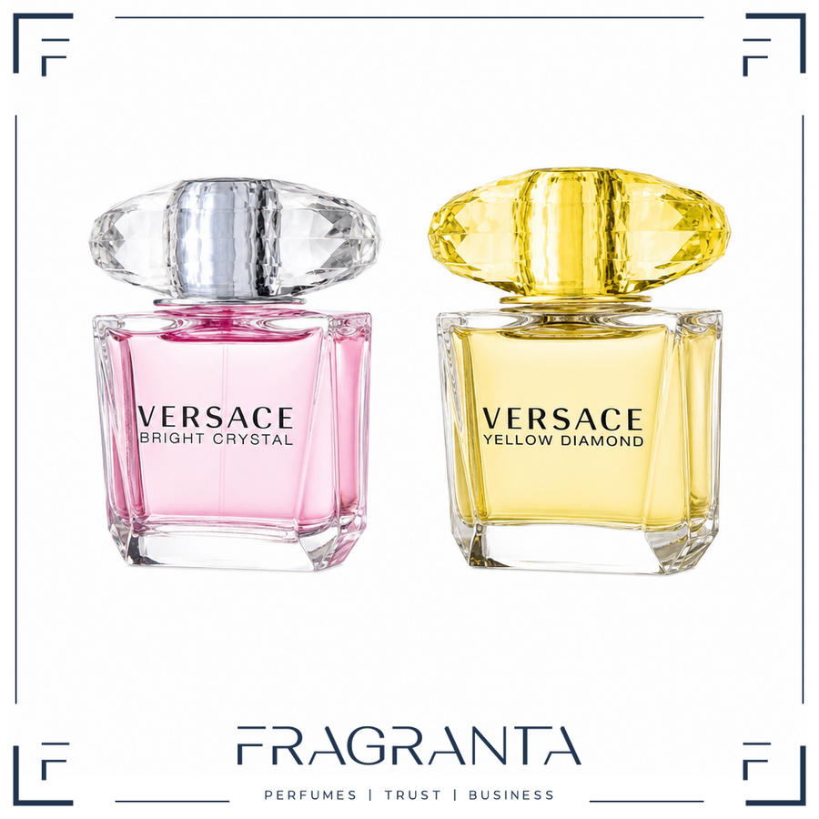 Versace Yellow Diamond + Bright Crystal Set Eau de Toilette 2x 30ml – Produktbild