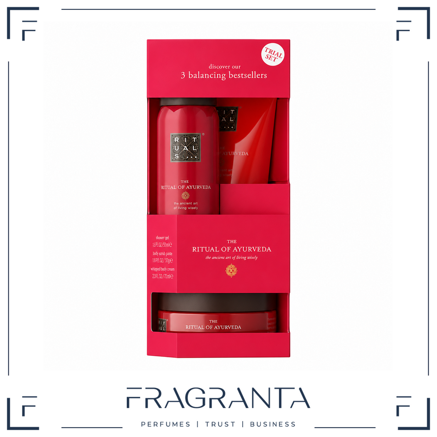Rituals The Ritual of Ayurveda Trial Set Scrub 125g + Shower 50ml + Cream 70ml – product image