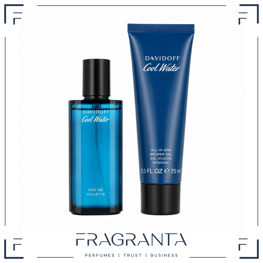 Davidoff Cool Water Men Gift Set Eau de Toilette 40ml + 75ml Shower Gel – product image