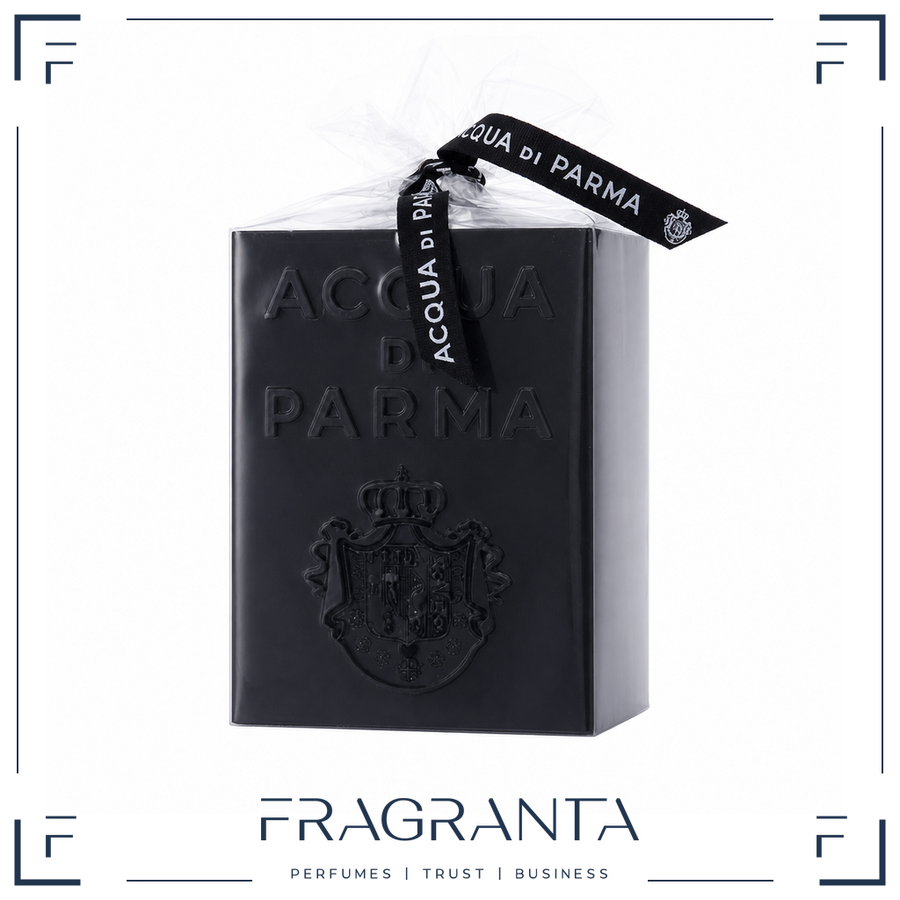 Acqua di Parma Kerze Black Cube Candle Amber 1000g – Produktbild