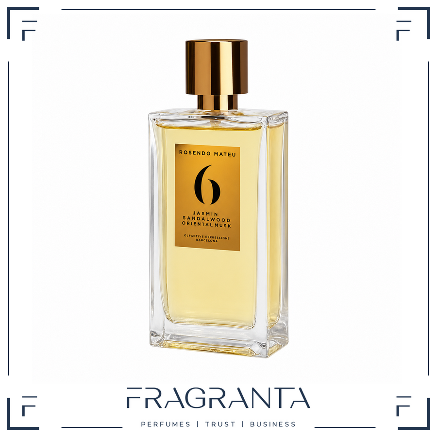 Rosendo Mateu Nº 6 Jasmin, Sandelholz, Orientalischer Moschus Eau de Parfum 100ml – Produktbild